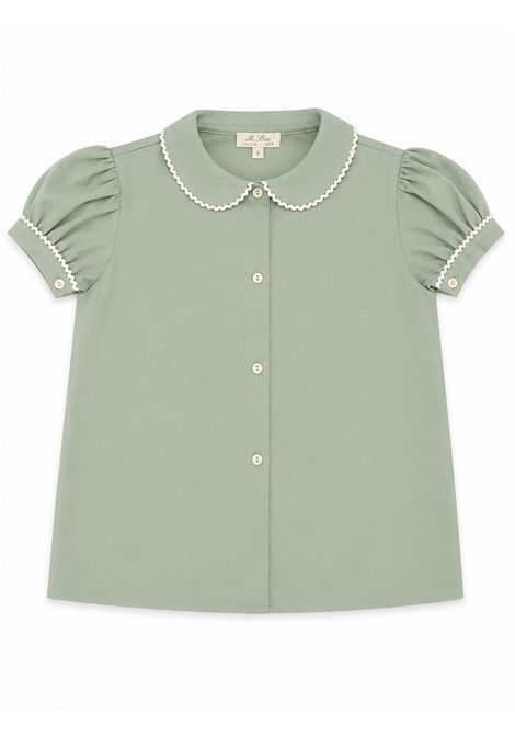 Camicia con ricamo MARIELLA FERRARI | CAJ26P018 GARZINA ACQUA
